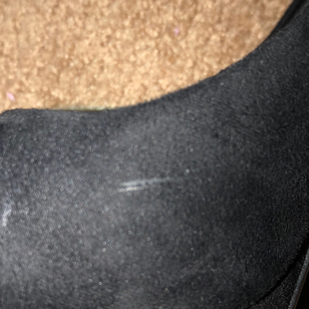 Black faux fur heels - Picture 3 of 3